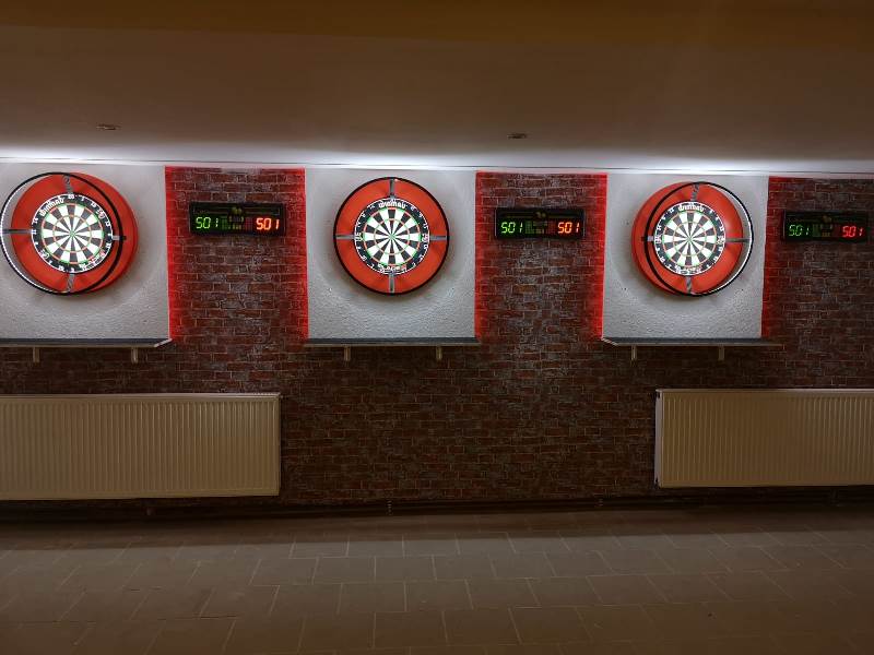 Dartsparte mit Trikos